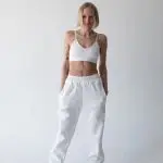 White Jogger Pants