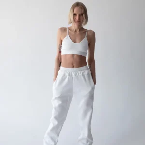 White Jogger Pants