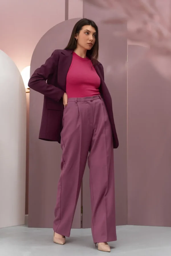 High-Waist Wide-Leg Pants image